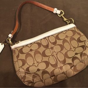 バッグ Coach Suede Signature Slim Flap y2k Rare バッグ Coach Suede Signature Slim Flap y2k rare Rare Y2K